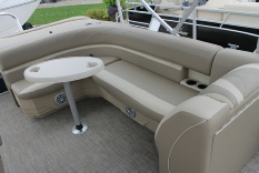 Sun Chaser 24 Pontoon Seating and Table